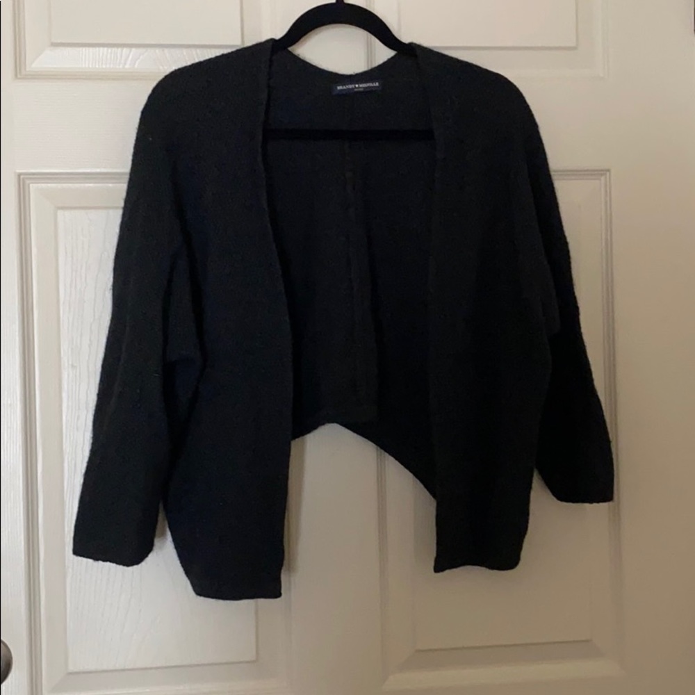 Brandy Melville Draped & Cropped Cardigan